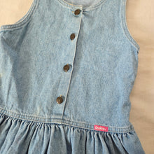 Load image into Gallery viewer, Vintage Oshkosh Denim Dress kids 6/8

