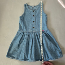 Load image into Gallery viewer, Vintage Oshkosh Denim Dress kids 6/8
