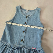 Load image into Gallery viewer, Vintage Oshkosh Denim Dress kids 6/8
