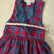 Load image into Gallery viewer, Vintage Oshkosh Plaid Dress kids 6
