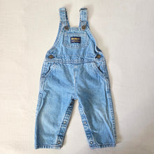 Load image into Gallery viewer, Vintage Oshkosh Denim Overalls 9-12 months

