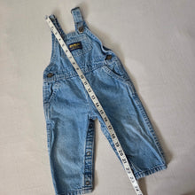 Load image into Gallery viewer, Vintage Oshkosh Denim Overalls 9-12 months
