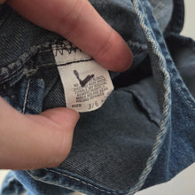 Load image into Gallery viewer, Vintage Oshkosh Denim Footed Overalls 3-6 months
