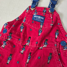 Load image into Gallery viewer, Vintage Oshkosh Nutcracker Overalls 3-6 months
