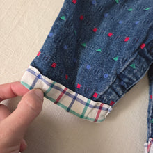 Load image into Gallery viewer, Vintage Oshkosh Shapes Denim Bodysuit 6-9 months
