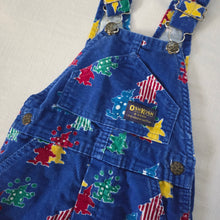 Load image into Gallery viewer, Vintage Oshkosh Colorful Clown Cord Overalls 3t
