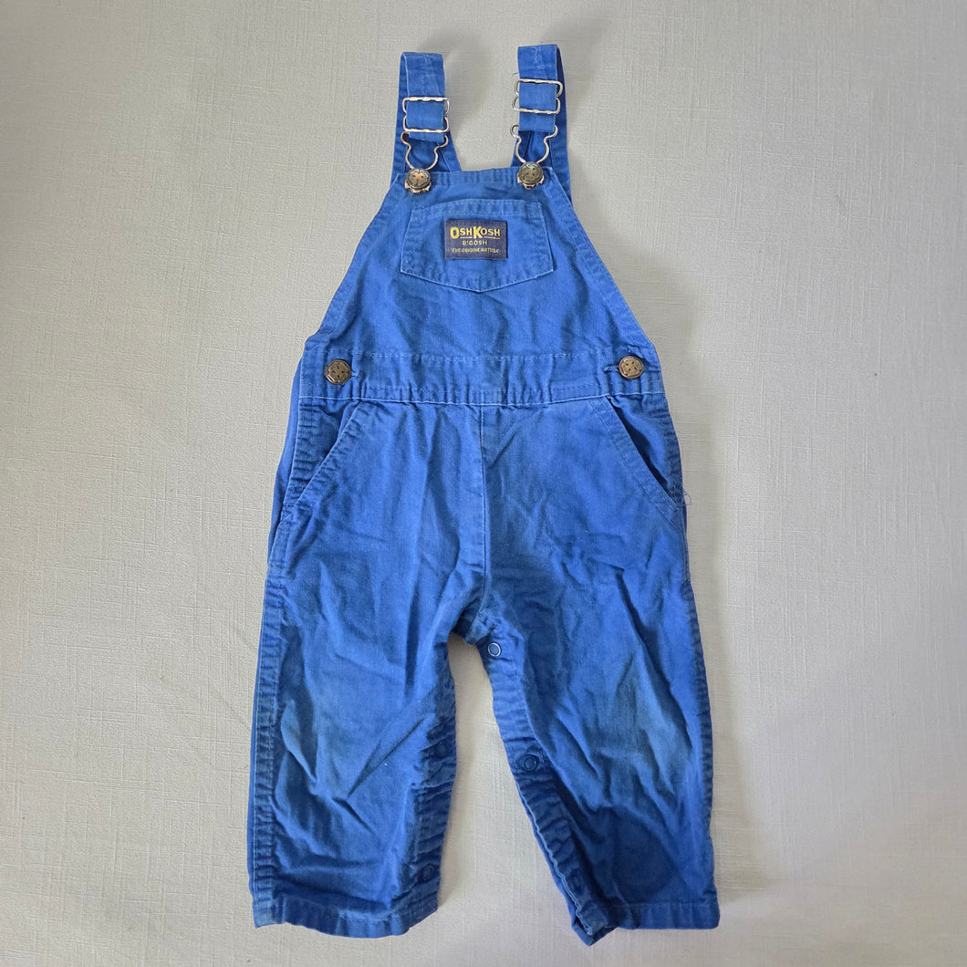Vintage Oshkosh Blue Overalls 12-18 months