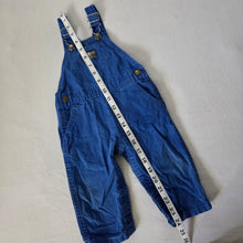 Load image into Gallery viewer, Vintage Oshkosh Blue Overalls 12-18 months
