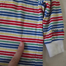Load image into Gallery viewer, Vintage Oshkosh Primary Striped Long Sleeve 6-9 months
