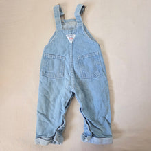 Load image into Gallery viewer, Vintage Oshkosh Textured Denim Overalls 12 months
