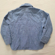 Load image into Gallery viewer, Vintage 70s Blue Buttondown Long Sleeve 3t
