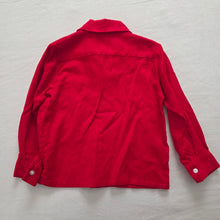 Load image into Gallery viewer, Vintage Red Buttondown Long Sleeve 3t
