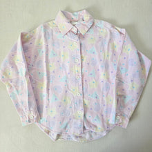 Load image into Gallery viewer, Vintage 90s Shapes Girly Buttondown Shirt kids 8
