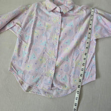 Load image into Gallery viewer, Vintage 90s Shapes Girly Buttondown Shirt kids 8
