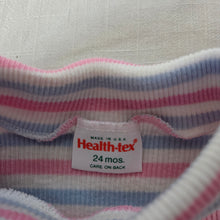 Load image into Gallery viewer, Vintage Healthtex Girly Striped Turtleneck 12-18 months
