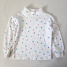 Load image into Gallery viewer, Vintage Heart Pattern Turtleneck 2t

