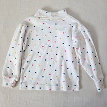 Load image into Gallery viewer, Vintage Heart Pattern Turtleneck 2t
