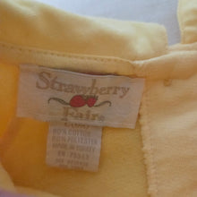 Load image into Gallery viewer, Vintage Deadstock &quot;Watching TV&quot; Yellow Sweater kids 6/8
