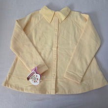 Load image into Gallery viewer, Vintage Deadstock &quot;Watching TV&quot; Yellow Sweater kids 6/8
