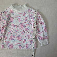 Load image into Gallery viewer, Vintage Pink Playing Cats Turtleneck 9-12 months

