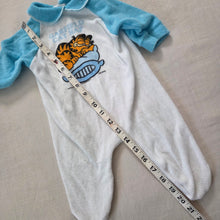 Load image into Gallery viewer, Vintage &#39;76 Garfield Cat Nap PJs 3 months
