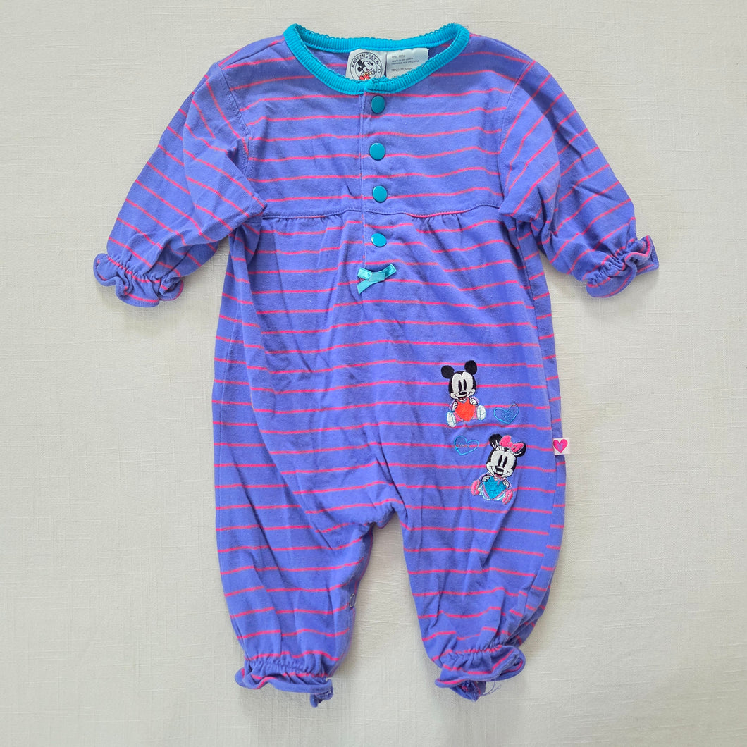 Vintage Baby Mickey & Minnie Bodysuit 6-9 months