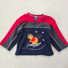 Load image into Gallery viewer, Vintage Pooh Skiing Snow Sweater 2/3t
