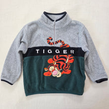 Load image into Gallery viewer, Y2k Tigger Half-zip Sweater 3t
