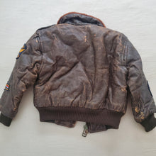 Load image into Gallery viewer, Vintage Air Force Faux Leather Coat 2t *flaw
