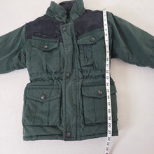 Load image into Gallery viewer, Vintage Reversible Green/Black Coat 5t
