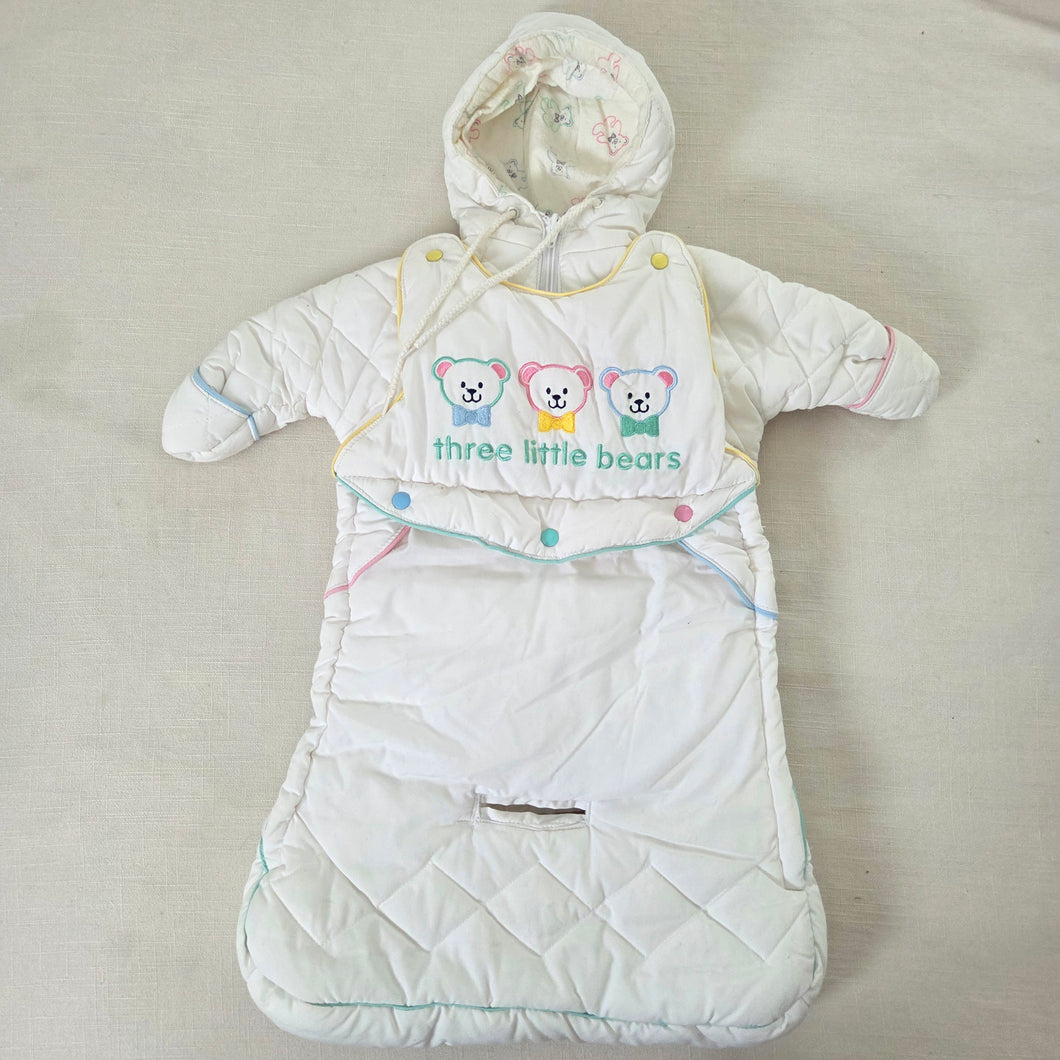 Vintage Three Little Bears Snowsack 3-6 months