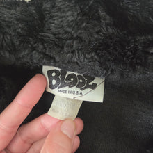 Load image into Gallery viewer, Vintage Black Faux Fur Coat 3t
