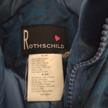 Load image into Gallery viewer, Vintage Blue Floral Hooded Coat 5t/6
