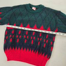 Load image into Gallery viewer, Vintage Wintery Pattern Knit Sweater kids 6
