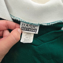 Load image into Gallery viewer, Vintage 90s Basic Editions Sweatshirt Green Kitty 7/8
