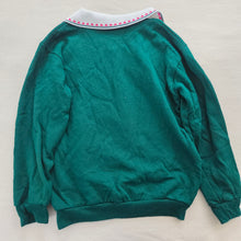 Load image into Gallery viewer, Vintage 90s Basic Editions Sweatshirt Green Kitty 7/8
