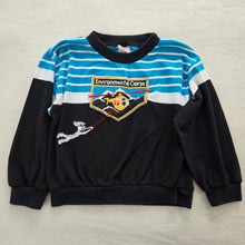 Load image into Gallery viewer, Vintage 80s Buster Brown Black Helicopter Sweatshirt 3t/4t
