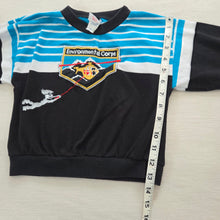 Load image into Gallery viewer, Vintage 80s Buster Brown Black Helicopter Sweatshirt 3t/4t
