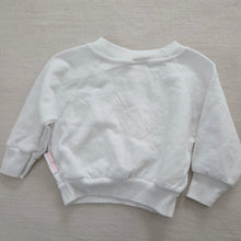 Load image into Gallery viewer, Vintage 90s Garanimals Sweatshirt White Baby 3/6 months

