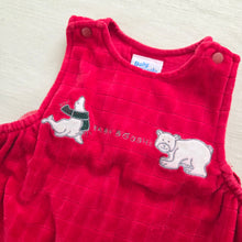 Load image into Gallery viewer, Vintage Oshkosh Polar Animals Velour Pantsuit 6-9 months
