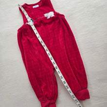 Load image into Gallery viewer, Vintage Oshkosh Polar Animals Velour Pantsuit 6-9 months
