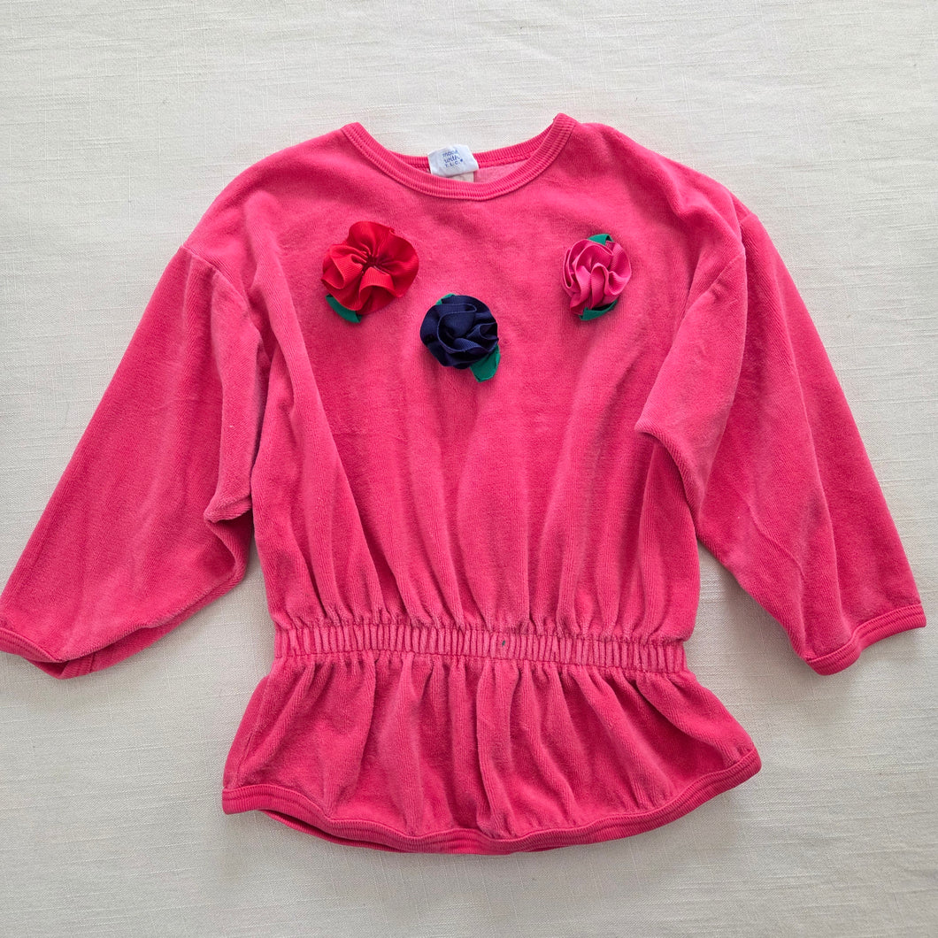 Vintage 90s Hartstrings Pink Top 4t/5t