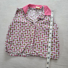 Load image into Gallery viewer, Vintage 70s Geometric Floral Pink Top 18-24 months
