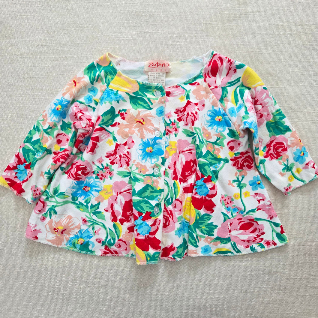 Vintage Floral Long Sleeve 6-12 months