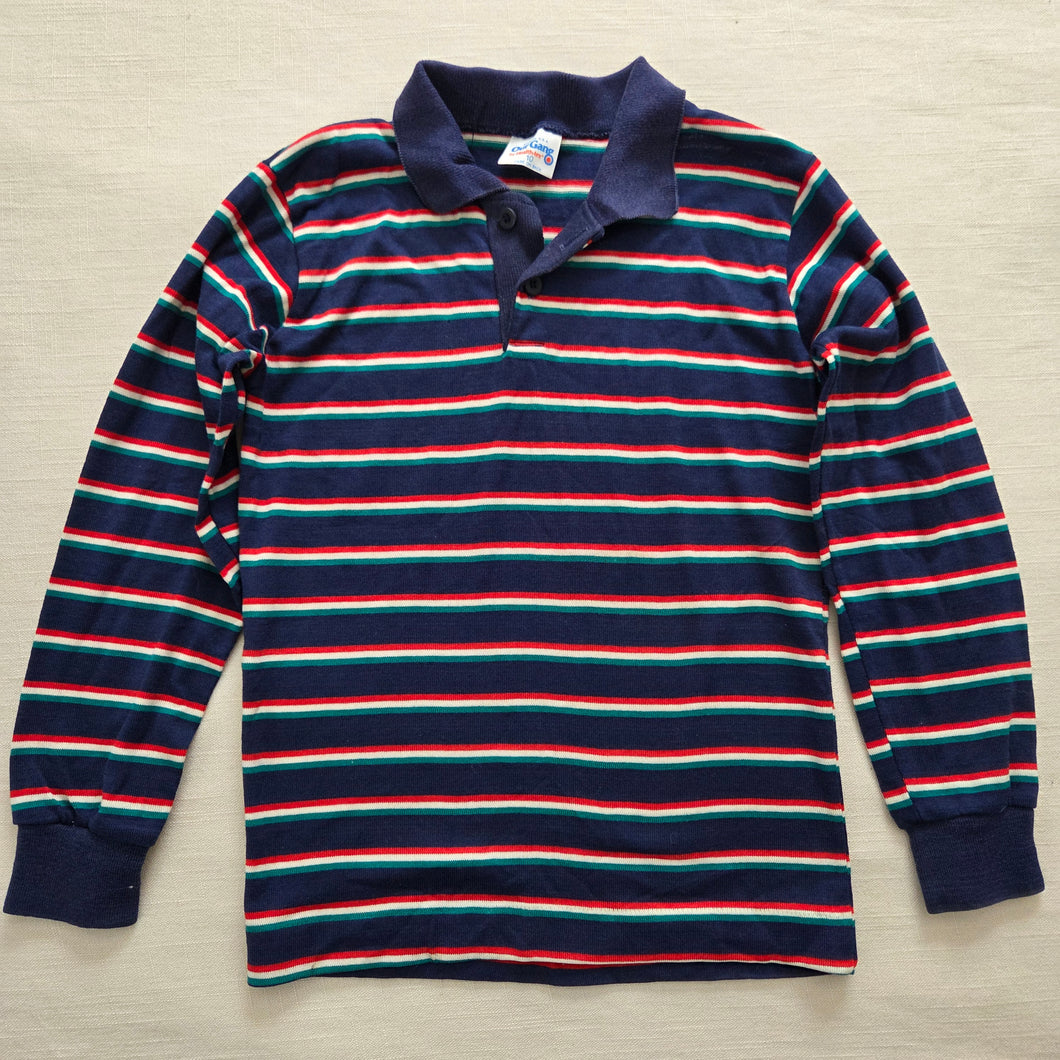 Vintage Multicolored Striped Long Sleeve kids 7/8