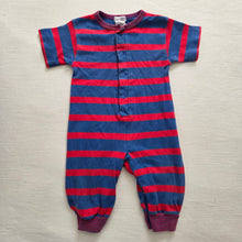 Load image into Gallery viewer, Vintage Gap Blue/Red Striped Pantsuit 3-6 months
