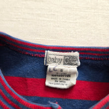 Load image into Gallery viewer, Vintage Gap Blue/Red Striped Pantsuit 3-6 months
