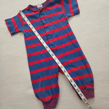 Load image into Gallery viewer, Vintage Gap Blue/Red Striped Pantsuit 3-6 months
