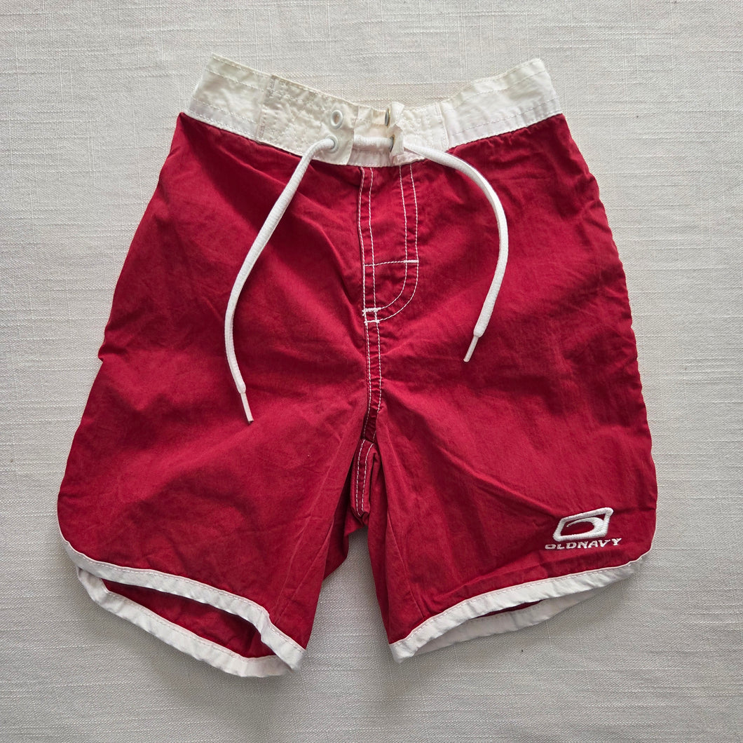 Vintage Old Navy Red Swim Trunks 18-24 months