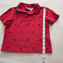 Load image into Gallery viewer, Vintage Sailboat Embroidered Polo Shirt 2t/3t
